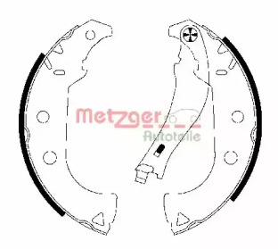 Комлект тормозных накладок METZGER MG 766